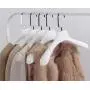 8pcs 38cm Thick Wide Shoulder White Plastic Clothes Hanger for Coats Garment and Fur 8pcs 38cm Thick Wide Shoulder White Plastic Clothes Hanger for Coats Garment and Fur