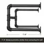 SONGMICS Wall-Mounted Clothes Rack, Set of 2, Industrial Pipe Clothes Hanging Bar, Space-Saving, 43.3 x 11.8 x 11.5 Inches, Holds up to 132 lb, Easy Assembly, for Small Space, Black UHSR64BK-02 SONGMICS Wall-Mounted Clothes Rack, Set of 2, Industrial Pipe Clothes Hanging Bar, Space-Saving, 43.3 x 11.8 x 11.5 Inches, Holds up to 132 lb, Easy Assembly, for Small Space, Black UHSR64BK-02