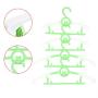 HJYPYJ Magic Hanger,Multifunctional Hangers,Save Space Stackable Retractable Organizer Hanger Non-Slip/Green / 50 pcs