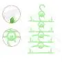 HJYPYJ Magic Hanger,Multifunctional Hangers,Save Space Stackable Retractable Organizer Hanger Non-Slip/Green / 50 pcs