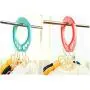 Pack of 2 Heavy Duty Clothes Clips Clothing Peg Clamp Clothespin Hanger for Comforter, Towel, Quilt, Pants(Colors may vary)