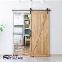 6 FT Heavy Duty Sturdy Sliding Barn Door Hardware Kit, 6ft Single Rail, Black, (Whole Set Includes 1x Pull Handle Set & 1x Floor Guide) Fit 36" Wide Door Panel (J Shape Hanger) 6 FT Heavy Duty Sturdy Sliding Barn Door Hardware Kit, 6ft Single Rail, Black, (Whole Set Includes 1x Pull Handle Set & 1x Floor Guide) Fit 36" Wide Door Panel (J Shape Hanger)