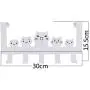 Zonman Cartoon Wall Mounted Bag Hanger Towels Rack Door Hanging Clothes Rack Free Nail Hanger Coat Rack Clothing Hooks (Cute White Cat Hook)