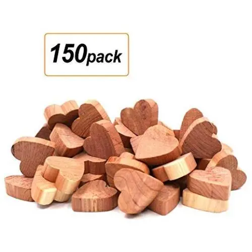 SMLHOME Cedar Wood Blocks for Clothes Storage, Cedar Balls and Sachets Bags, Cedar Chips for Closets and Drawers, Cedar Hangers for Closet (Cedar 150Loves) SMLHOME Cedar Wood Blocks for Clothes Storage, Cedar Balls and Sachets Bags, Cedar Chips for Closets and Drawers, Cedar Hangers for Closet (Cedar 150Loves)
