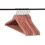 Neaties American Cedar Wood Medium Wide Coat and Clothes Hangers with Flat Bar, 8pk