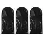 3 Pieces Hair Extensions Wig Storage Bag Dustproof Organizer Protect Wigs Pouch with Transparent Zipper Closure Fit for Wig Storage 3 Pieces Hair Extensions Wig Storage Bag Dustproof Organizer Protect Wigs Pouch with Transparent Zipper Closure Fit for Wig Storage