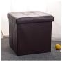Storage Chair Bench Footstool Folding Ottoman Storage Boxes Seat Stool Home Chair Footstool Storage Bench Anti Foldable 38cmx38cmx38cm
