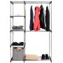 Portable Closet Garment Rack Clothes Hanger Storage Home Shelf Organizer