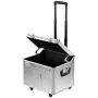 Vaultz Locking Mobile File Chest, Letter/Legal Size, Silver Treadplate (VZ00712) Vaultz Locking Mobile File Chest, Letter/Legal Size, Silver Treadplate (VZ00712)