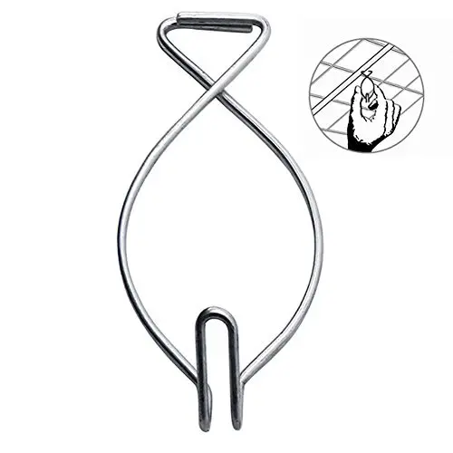 LEE House 50 Piece Ceiling Hook Clips Ceiling Hanger Hooks Ues for Office, Classroom, Home,Wedding Decoration, Hanging Sign LEE House 50 Piece Ceiling Hook Clips Ceiling Hanger Hooks Ues for Office, Classroom, Home,Wedding Decoration, Hanging Sign