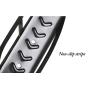 Dirza Bike Rack Garage Wall Mount Bike Hanger Storage System Vertical Bike Hook for Indoor Shed - Easily Hang/Detach - Heavy Duty Holds up to 65 lb with Screws Black