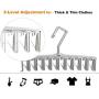 Magical Sock Hangers BARLEYHOME 3 Pack Sock Hangers, Space Saving Hangers Clothes Organizing in One Second Drying Rack Rotatable Windproof Laundry with 10 Clips