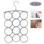 HJYPYJ Magic Hanger,Multifunction Magical Hangers,Home Tie Scarf Storage Hanger,Space-Saving Organizer Hangers, Reasonable Spacing/Gray / 5 pcs