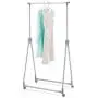 Whitmor Foldable Garment Rack - Rolling Clothes Hanger - Adjustable Height Whitmor Foldable Garment Rack - Rolling Clothes Hanger - Adjustable Height