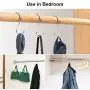 12 Pack Heavy Duty S Shaped Hanging Hooks Stainless Steel S Hooks Rust Resistant S Shaped Hooks for Kitchen, Bathroom, Garden, Pan, Bags, Jeans