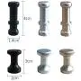 Cxjff Wall Coat Rack Clothes Hat Hanger Holder Space Aluminum Paste No Trace Simple 4/8/12 Pieces, 3 Colors, 2 (Color : 12 Piecesgold, Size : 4x1.4x1.4CM)