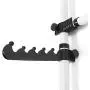 Yosooo DIY Scalable Garment Rack,4 Rods Height Adjustable Heavy Duty Freestanding Coat Rack Hanger Tools for Clothes Storage Organizer Wardrobe Indoor Laundry