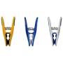HIZGO Multi-Colors Plastic Clothespins, Multi-Purpose Hanger Clips for Home(90PCS)