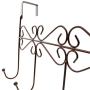 PerriRock 5 Hanger Rack - Decorative Metal Door Hooks Hanger Holder for Home Office Kitchen Use Coat Hook Rack (Brown) PerriRock 5 Hanger Rack - Decorative Metal Door Hooks Hanger Holder for Home Office Kitchen Use Coat Hook Rack (Brown)