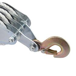 Rope Hoist Block & Tackle 2 Ton Pulley Wheel Poly Puller Wild Game Deer Hanger