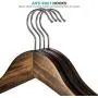 High-Grade Wooden Suit Hangers 20 Pack Smooth Finish Solid Wood Coat Hanger with 360° Swivel Hook and Precisely Cut Notches for Camisole, Jacket, Pant, Dress Clothes Hangers High-Grade Wooden Suit Hangers 20 Pack Smooth Finish Solid Wood Coat Hanger with 360° Swivel Hook and Precisely Cut Notches for Camisole, Jacket, Pant, Dress Clothes Hangers