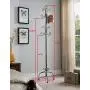 Alek...Shop Standing Coat Rack Brushed Silver Metal Hall 8 Hooks, Hat Jacket Bag Hanger Holder Clothes Stand, Home Decor Alek...Shop Standing Coat Rack Brushed Silver Metal Hall 8 Hooks, Hat Jacket Bag Hanger Holder Clothes Stand, Home Decor