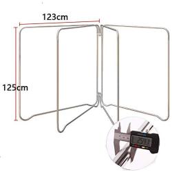 PLLP Drying Rack Hangers Airer Stainless Steel Drying Rack Multifunction Floorstanding Folding Clotheshorse Outdoor Garden Hanger Clothes Rack