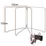 PLLP Drying Rack Hangers Airer Stainless Steel Drying Rack Multifunction Floorstanding Folding Clotheshorse Outdoor Garden Hanger Clothes Rack