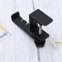 Cabilock Headphone Stand Holder Gaming Headphones Hanger Mount Under Desk Hook Clip for Bag (Black)