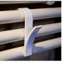 20pcs Hanger for Heated Towel Radiator Rail Bath Hook Holder Clothes Hanger Plegable Scarf Hanger Decoration