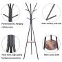 Coat Rack Free Standing Creative Modern Display Hat Display Stand Hall Tree Hat Hanger Garment Storage, Shipped from The US (????Black, ????19.7 x 19.7 x 68.5 inches) Coat Rack Free Standing Creative Modern Display Hat Display Stand Hall Tree Hat Hanger Garment Storage, Shipped from The US (????Black, ????19.7 x 19.7 x 68.5 inches)