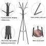 Coat Rack Free Standing Creative Modern Display Hat Display Stand Hall Tree Hat Hanger Garment Storage, Shipped from The US (????Black, ????19.7 x 19.7 x 68.5 inches)