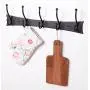 RTZEN Decorative Wrought Iron 5 Hooks Coat and Hat Rack | Wall Mount Entry Multi Hook Hanger | Black Clothes Holder | Handmade Décor RTZEN Decorative Wrought Iron 5 Hooks Coat and Hat Rack | Wall Mount Entry Multi Hook Hanger | Black Clothes Holder | Handmade Décor