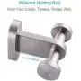 Double Robe Hook, Aomasi SUS304 Stainless Steel Dual Towel Coat Hook, Modern Utility Home storage Holder, Cloth Hanger for Bathroom Toilet Kitchen, Wall Mount, Brushed Nickel Double Robe Hook, Aomasi SUS304 Stainless Steel Dual Towel Coat Hook, Modern Utility Home storage Holder, Cloth Hanger for Bathroom Toilet Kitchen, Wall Mount, Brushed Nickel