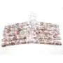 Crystal Lin Cotton Padded Hanger Clothes, Patterned, Soft, 5pc (Patterned17)