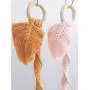 Macrame Plant Hanger Leaf Feather Tassel Pink Mustard Sage Natural BOHO Decor Dorm Nursery Macrame Plant Hanger Leaf Feather Tassel Pink Mustard Sage Natural BOHO Decor Dorm Nursery