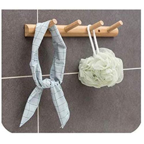 Natural Wood Wall Hook Wall Hanger Solid Wood Clothes Storage Rack Home Decor Hooks for Hanging Clothes Coat Decorative Hooks,1Pcs1