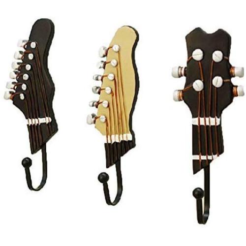 Creative Cloth Hook Clothes Hanger Decorative Hooks Resin Hook (Guitars)