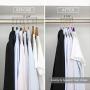 MIZGI Premium Velvet Hangers (Pack of 50) Heavyduty - Non Slip - Velvet Suit Hangers Dark Purple - Copper/Rose Gold Hooks,Space Saving Clothes Hangers