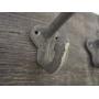 50 Wall Mounted Coat Hooks Cast Iron 2 1/2&quot Long Hanger Closet Hat Clothes Door