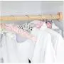 5pcs Random Color Hook Sponge Cotton Satin Padded Coat Clothes Suit Dress Hangers Rack 5pcs Random Color Hook Sponge Cotton Satin Padded Coat Clothes Suit Dress Hangers Rack