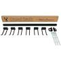 StoreYourBoard Omni Tool Storage Rack, Compact, Wall Mount Tools Home and Garage Storage System, Steel Gear Hanger