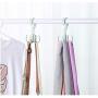 10pcs Random Color Plastic Home Storage Organization Hooks Bedroom Hanger Clothes Hanging Rack Holder Hooks for Bags Towel