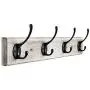 Flyisland Coat Hooks Wall Mounted,Heavy Duty Dual Wall Hook Rustic Farmhouse Double Hook for Coat, Scarf, Bag, Towel, Key, Cap, Cup, Hat (8 Pack, Black) Flyisland Coat Hooks Wall Mounted,Heavy Duty Dual Wall Hook Rustic Farmhouse Double Hook for Coat, Scarf, Bag, Towel, Key, Cap, Cup, Hat (8 Pack, Black)