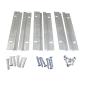 French Cleat Picture Hanger Kit 6 Inch - 50 Pairs - Small Z Bar Hanger Supports 50 lbs - Z Clip Mirror Hanging Hardware