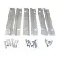 French Cleat Picture Hanger Kit 6 Inch - 50 Pairs - Small Z Bar Hanger Supports 50 lbs - Z Clip Mirror Hanging Hardware French Cleat Picture Hanger Kit 6 Inch - 50 Pairs - Small Z Bar Hanger Supports 50 lbs - Z Clip Mirror Hanging Hardware