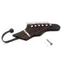 3 PCS Guitar Heads Music Home Resin Clothes Hat Hanger Hook Wall Mounted New
