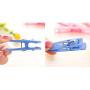 VNDEFUL 100PCS Multi-function thickened plastic jumbo clamps,PP Plastic Spring Hanging Clips Clamps Clothes Line Clips Mini Paper Photos Clip Clothespins Clip Hanger Clips