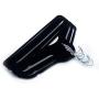 Binlin Plastic Hangers,Standard Everyday Black Plastic Hangers, Long Lasting Tubular Clothes Hangers, Value Pack of 10 Clothing Hangers. (10 Pack)