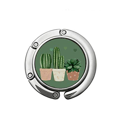 Animal Pattern Design Handbag Hanger Holder Women Round Foldable Purse Hook